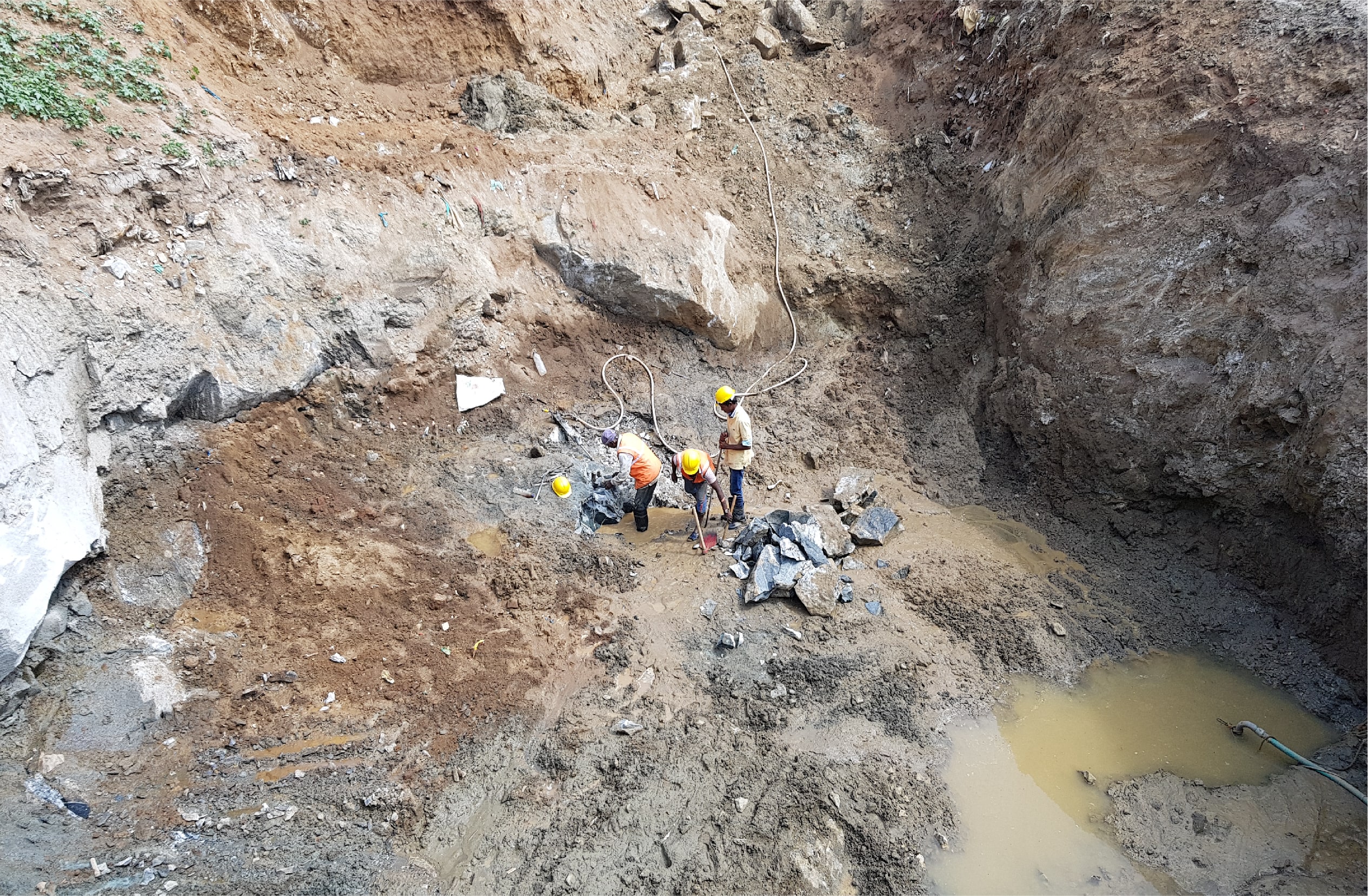 Excavation for Commercial Complex, Bhandup